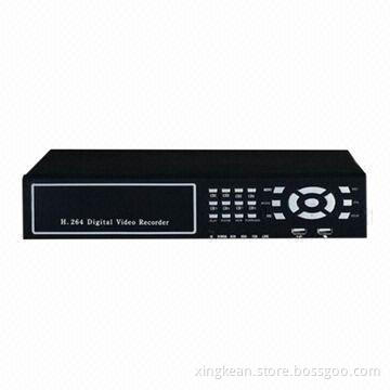 4-channel H.264 Network Security CCTV DVR with Full D1 Resolution and P2P Function